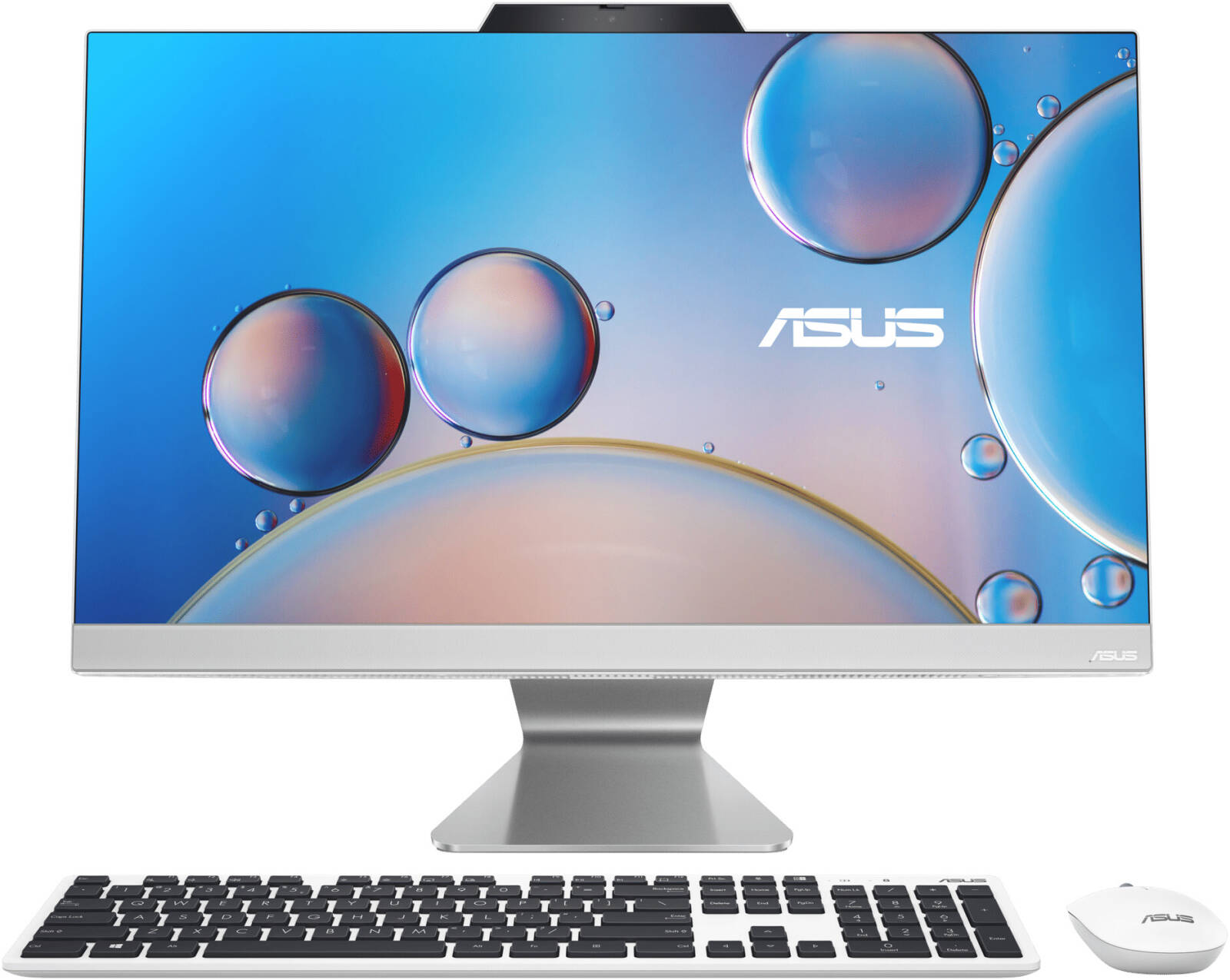 ASUS A3202WV A3 All-In-One Desktop Computer, 23.8" FHD Anti-Glare Touch Display, Intel Core i7-1355U, 8GB RAM, 512GB SSD, Intel Iris Xe Graphics, ENG