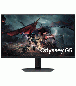 Samsung Odyssey G5 LS27DG502EMXUE 27 Inch QHD IPS Gaming Monitor - Black