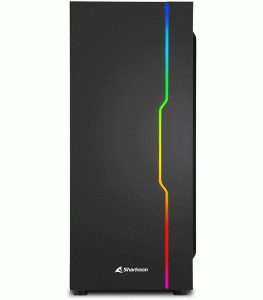 Sharkoon RGB Slider ATX PC Case Black in UAE