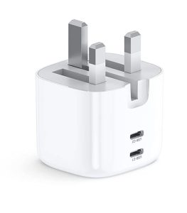 UGREEN 2xUSB C Port GaN Fast Charger 65W UK White