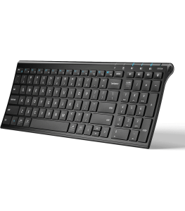 iClever BK10 Bluetooth Rechargeable Multi-Device Keyboard Black in UAE