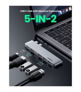 UGREEN 5-in-2 Dual USB-C Hub