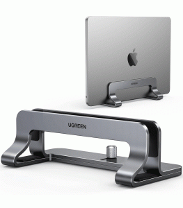 UGREEN Vertical Laptop Stand/Holder - Space Gray