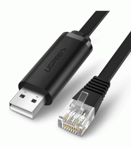 UGREEN USB to RJ45 Console Cable 1.5m - Black