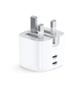 UGREEN 2X USB-C Port PD Charger 40W UK White