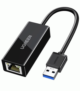 UGREEN USB 3.0 Gigabit Ethernet Adapter - Black