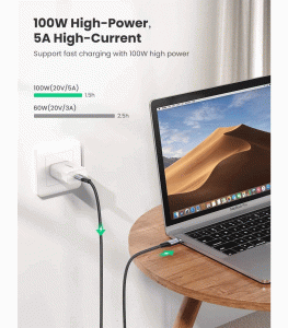 UGREEN USB-C 3.1 GEN2 10gbps Thunderbolt 3 1m Cable - Black