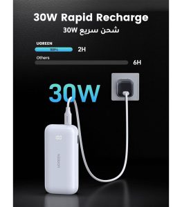 UGREEN 10000mAh 30W PD Fast Charging Power Bank
