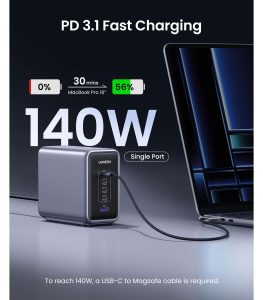UGREEN Nexode 300W 5-Port PD GaN Desktop Charger