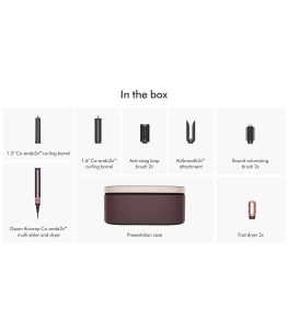 Dyson HS09 Co-anda2x Multi-Styler and Dryer Straight+Wavy - Jasper Plum