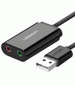 UGREEN USB External Stereo Sound Adapter - Black