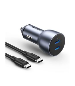 UGREEN 50W PD Dual Port USB-C Car Charger
