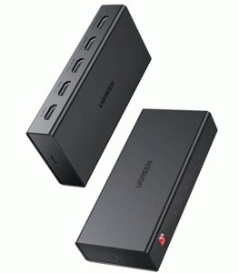 UGREEN 4-Port HDMI Splitter 1 In 4 Out - Black