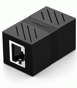UGREEN RJ 45 Ethernet Coupler Female to Female - Black