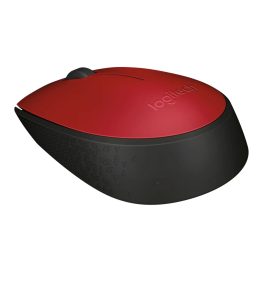 Logitech M171 Wireless Mouse Red Black