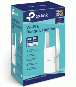 TP-Link AX1800 Dual Band Wi-Fi 6 Range Extender