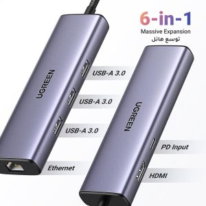UGREEN 6-in-1 USB C Hub