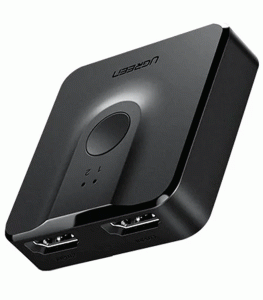 UGREEN 2 In 1 Out HDMI Switcher 4K 60Hz - Black