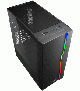 Sharkoon RGB Slider ATX PC Case Black in UAE
