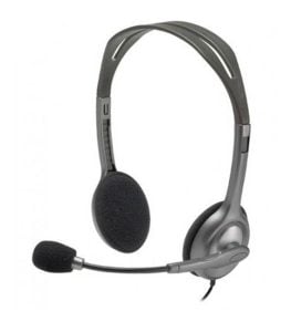 Logitech H111 Stereo 3.5mm Multi-Device Headset - Black