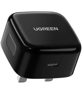UGREEN 20W PD USB-C Fast Charger UK Black