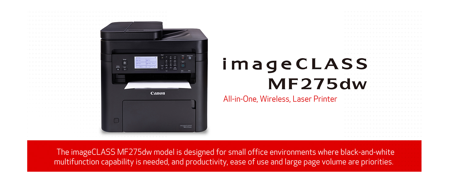Canon imageCLASS MF275dw Wireless All-In-One Laser Printer_1