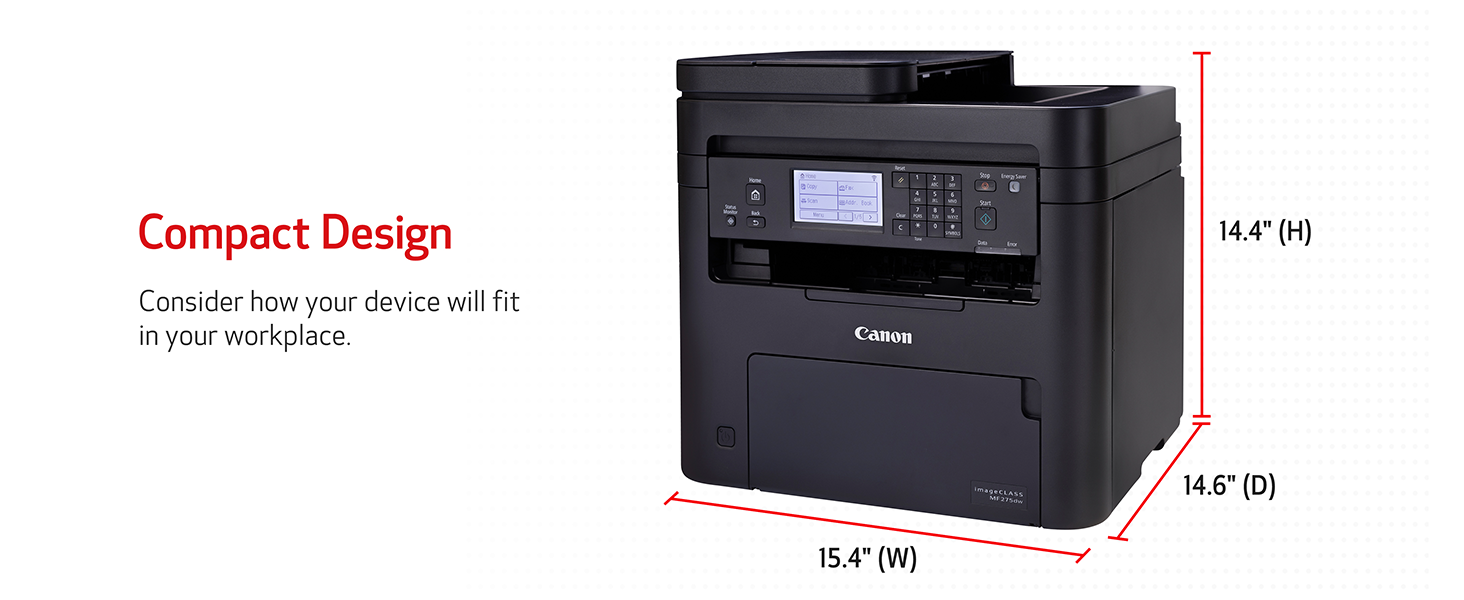 Canon imageCLASS MF275dw Wireless All-In-One Laser Printer_7