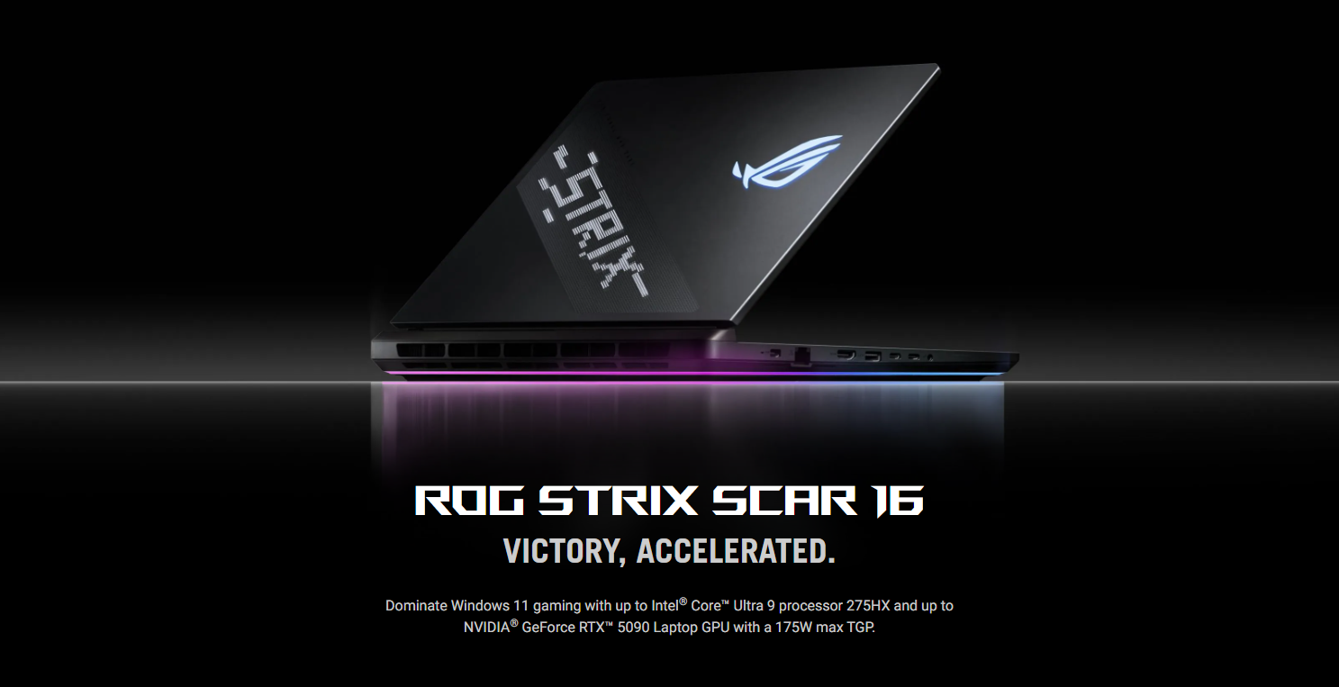 ASUS ROG Strix SCAR 16 G635L-XRW165W desc image 1