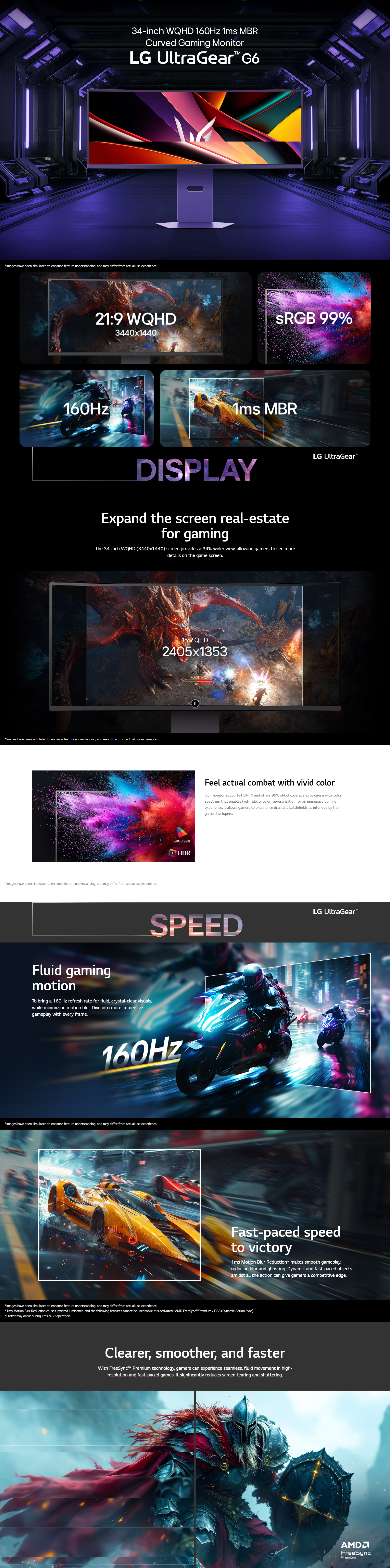 LG UltraGear 34G600A-B Gaming Monitor