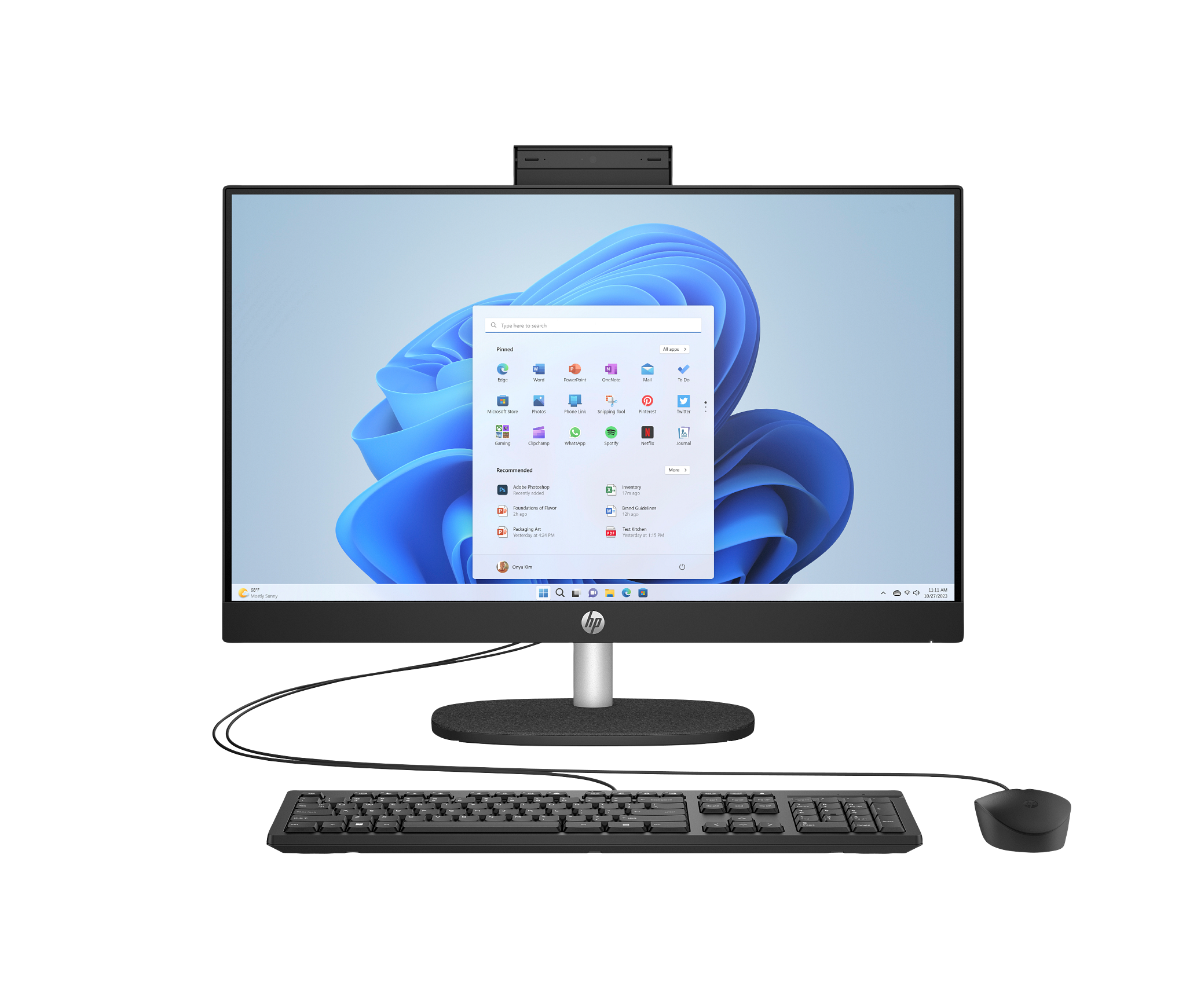 HP 24-cr0299nh B59U7EA#BH5 Intel Core i3-1315U 23.8-inch FHD (1920x1080) Touch 8 GB RAM 512 GB SSD DOS (No OS)