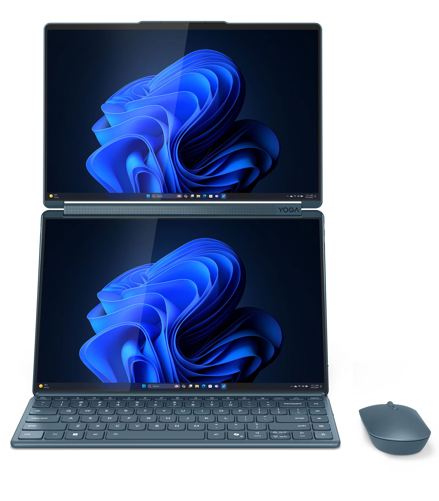 Lenovo Yoga Book 9 14IAH10 83KJ001EMJ Intel Core Ultra 7 255H 14 Inch 2.8K WQXGA+ Touch 32GB RAM 1TB SSD Win 11 Home – English Keyboard