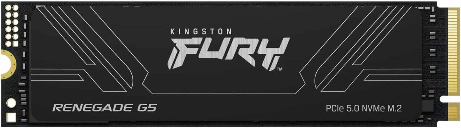 Kingston FURY Renegade G5 PCIe 5.0 NVMe M.2 Internal SSD, 8TB (8192GB) Capacity, Sequential Read / Write 14,800 / 14,000MB/s 3D TLC NAND, SM2508 Contr