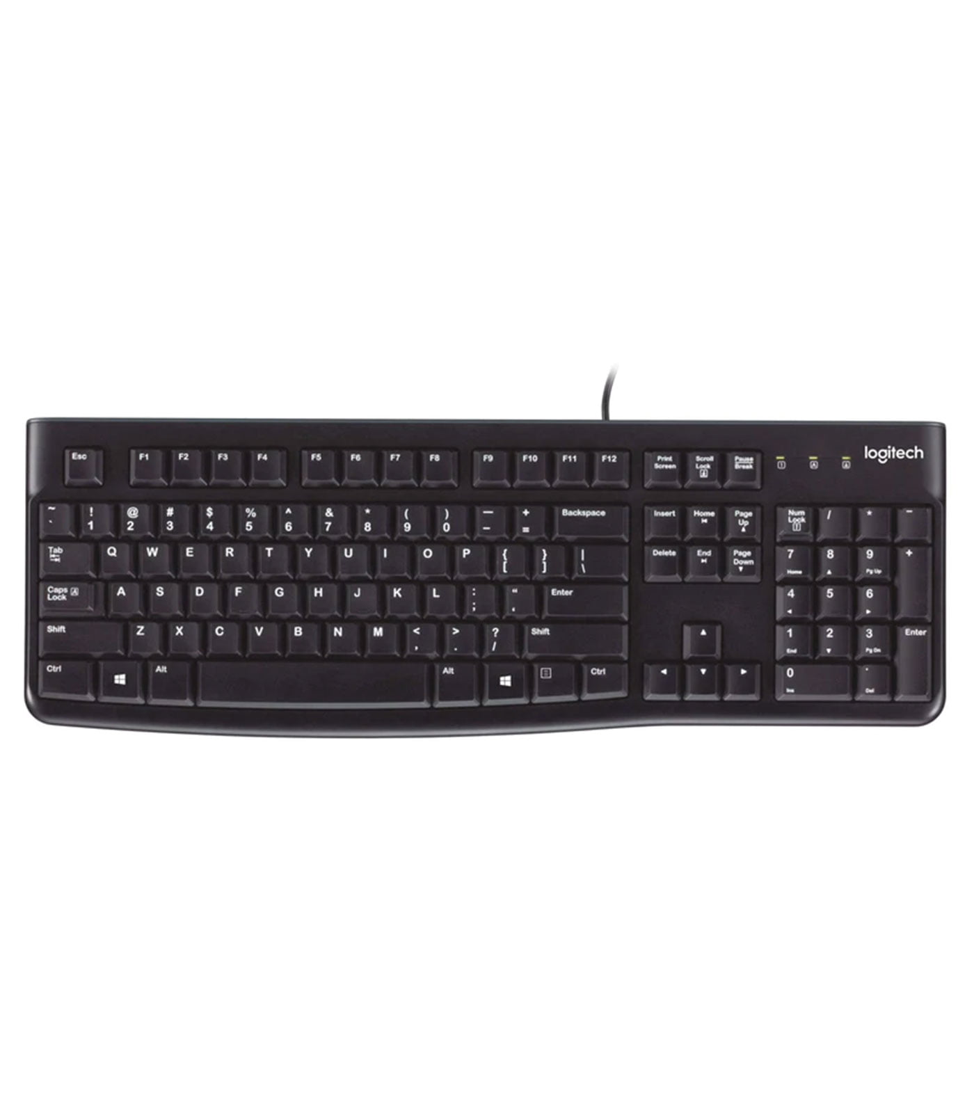 Logitech K120 Corded Keyboard Black