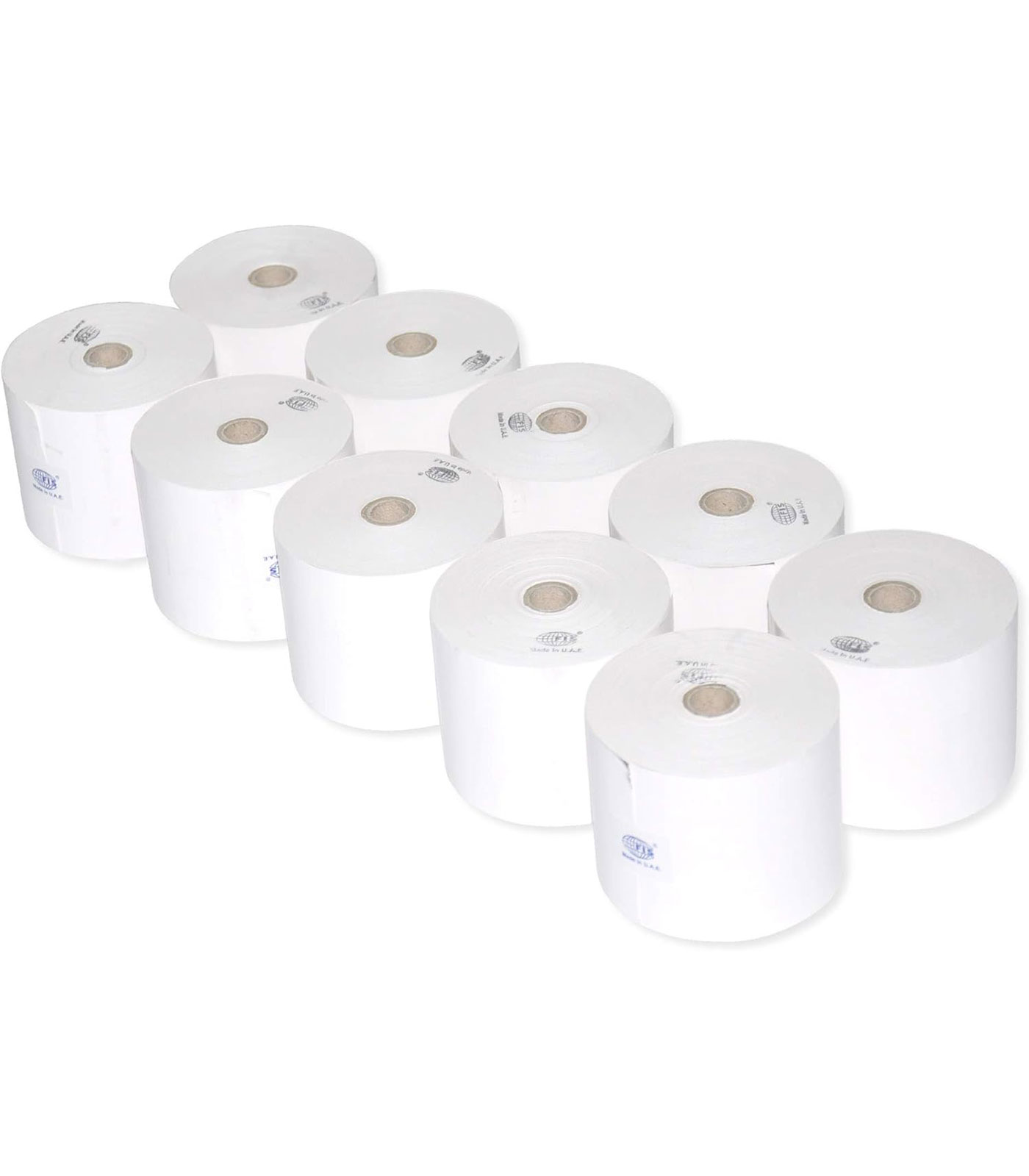 FIS 10 Piece Thermal Paper Roll (57 x 70mm x 1/2 Inch)