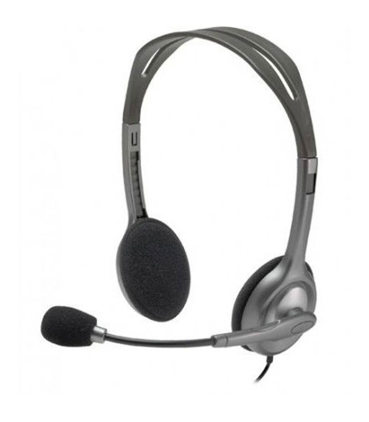 Logitech H111 Stereo 3.5mm Multi-Device Headset – Black