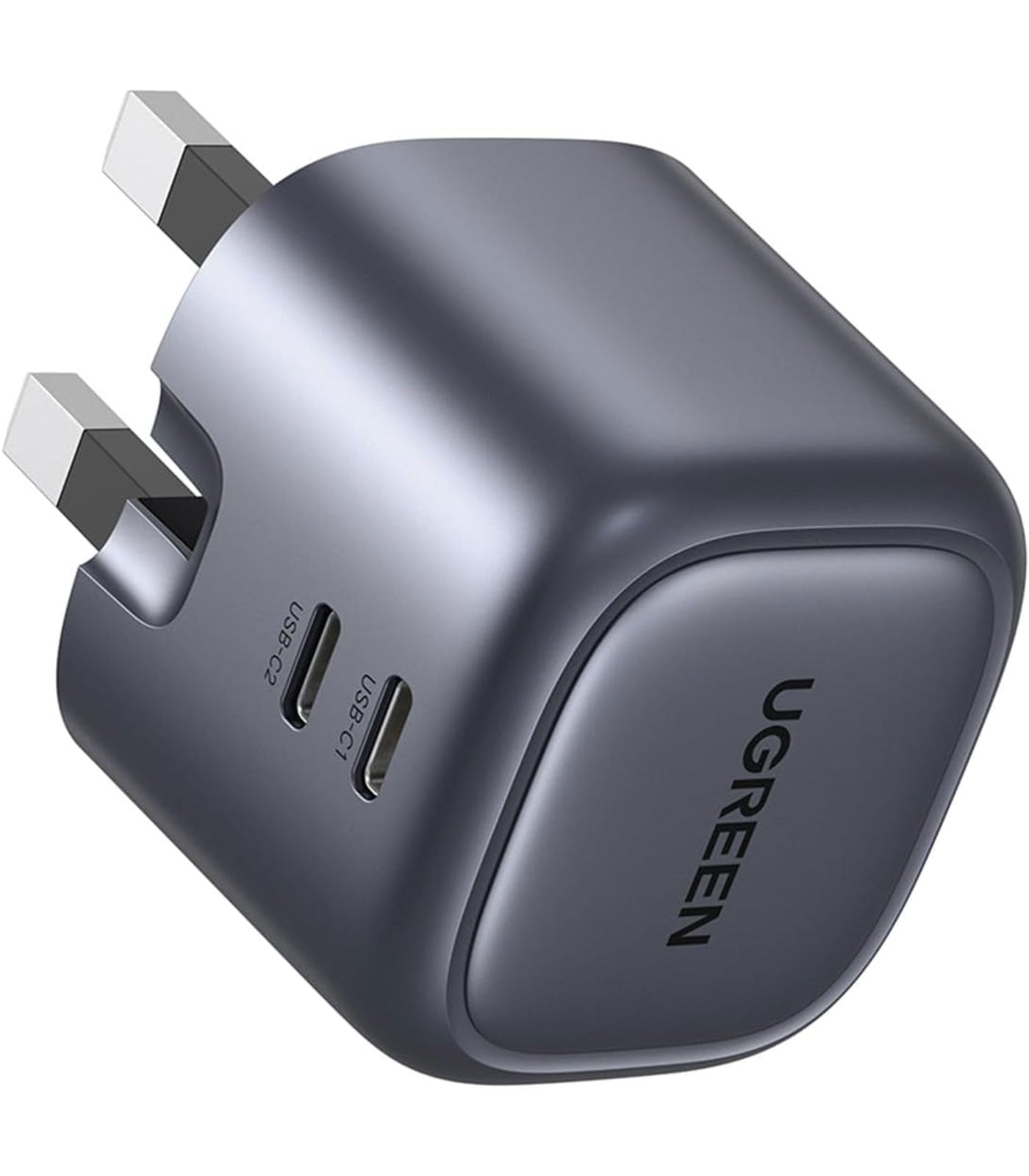 UGREEN Nexode 45WPD GaN Foldable USB-C 25W + USB-C 20W Fast Charger UK Space Gray