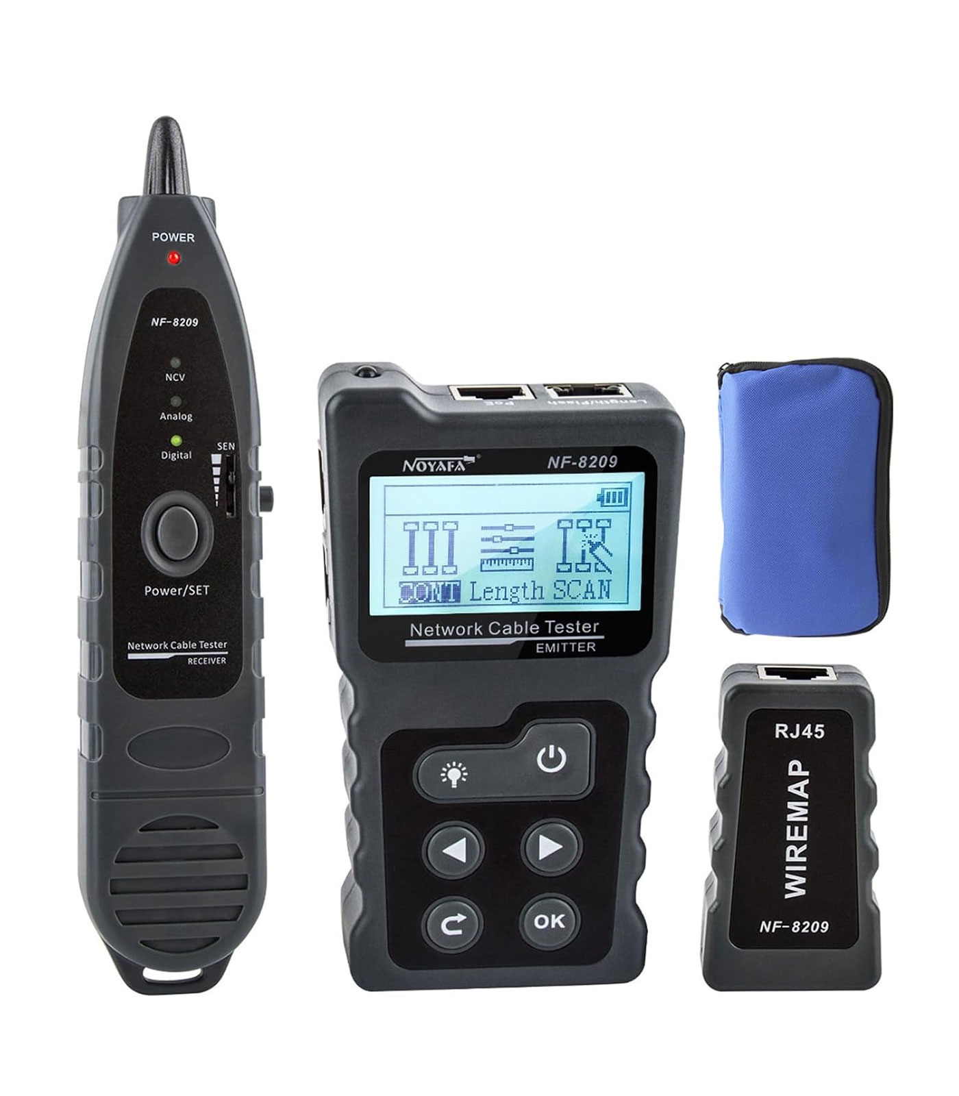 NOYAFA NF-8209 Advanced Network Cable Toner & Probe Kit and Tester