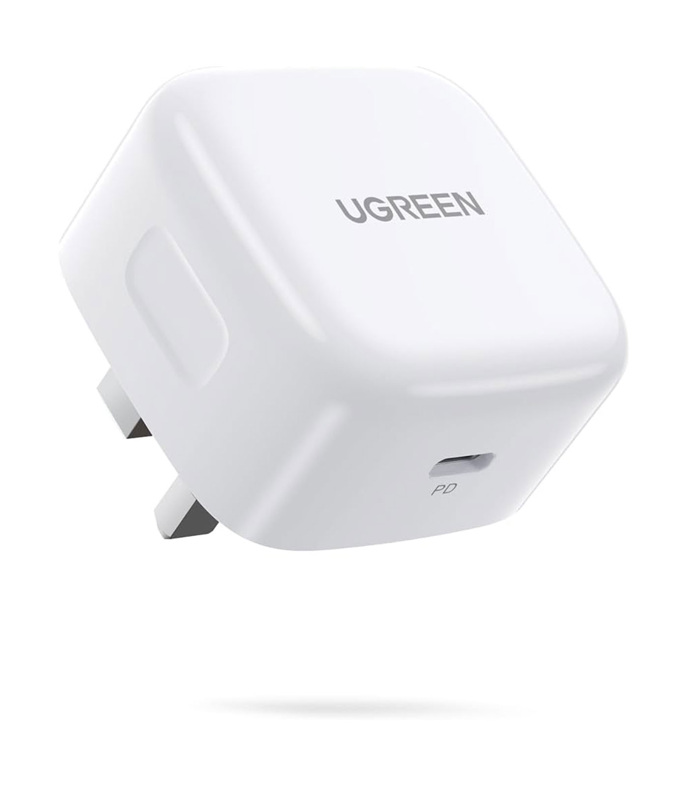 UGREEN 20W PD USB-C Fast Charger UK White