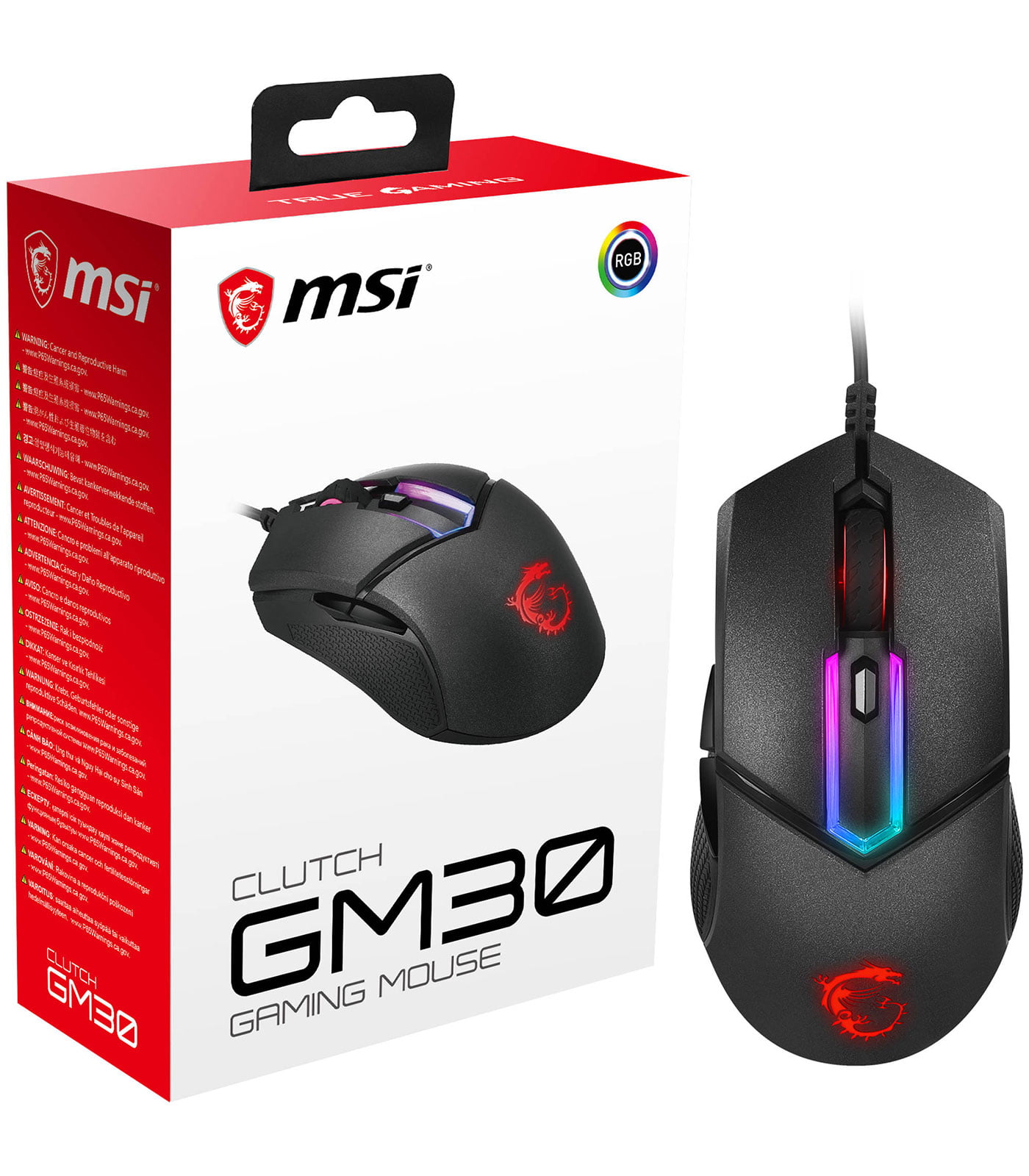 MSI Clutch GM30 S12-0401690-D22 Gaming Mouse