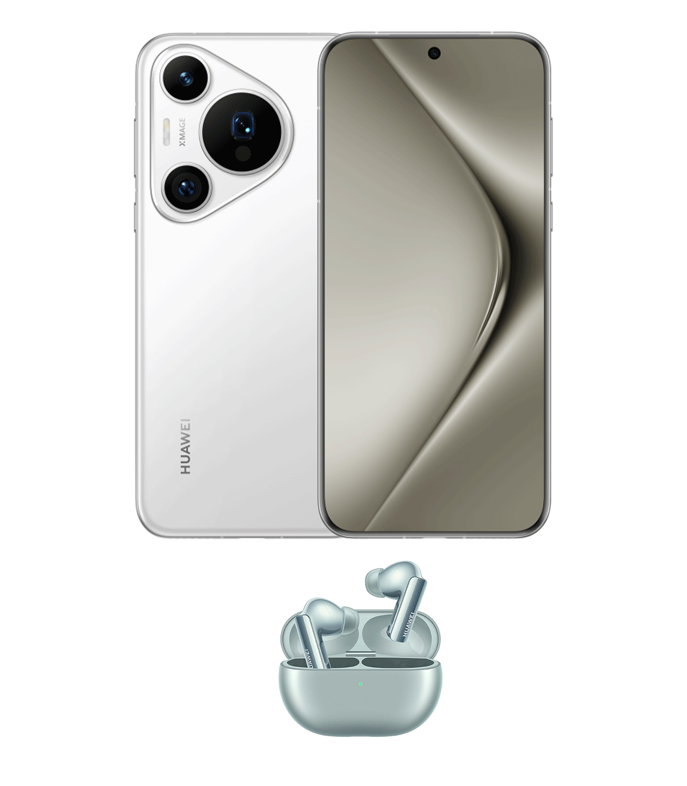 Huawei Pura 70 Dual SIM 12GB RAM 256GB Storage Color White + Huawei Freebuds Pro 3 – Middle East Version