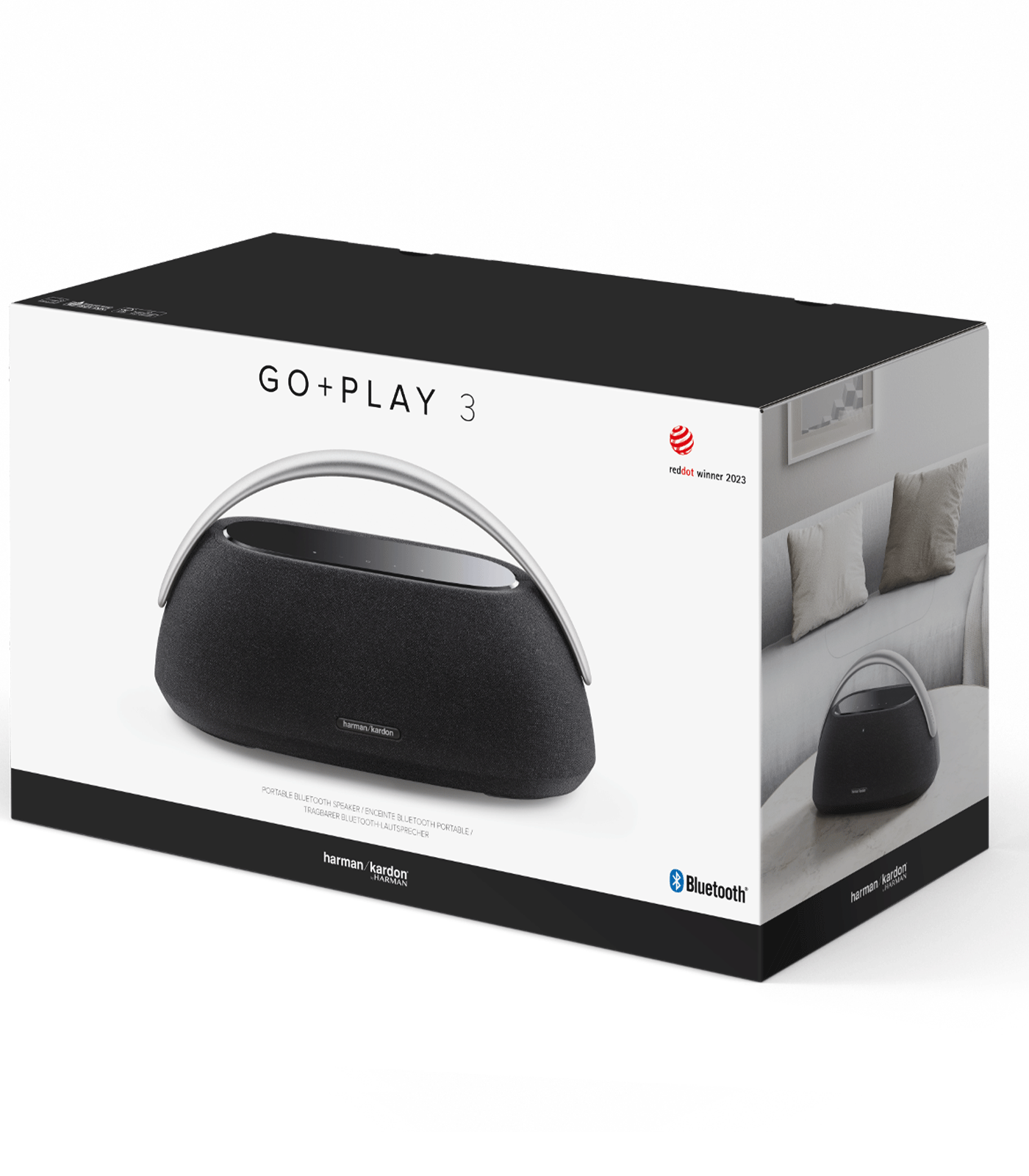 Harman Kardon Go + Play 3 Bluetooth Portable Speaker – Black