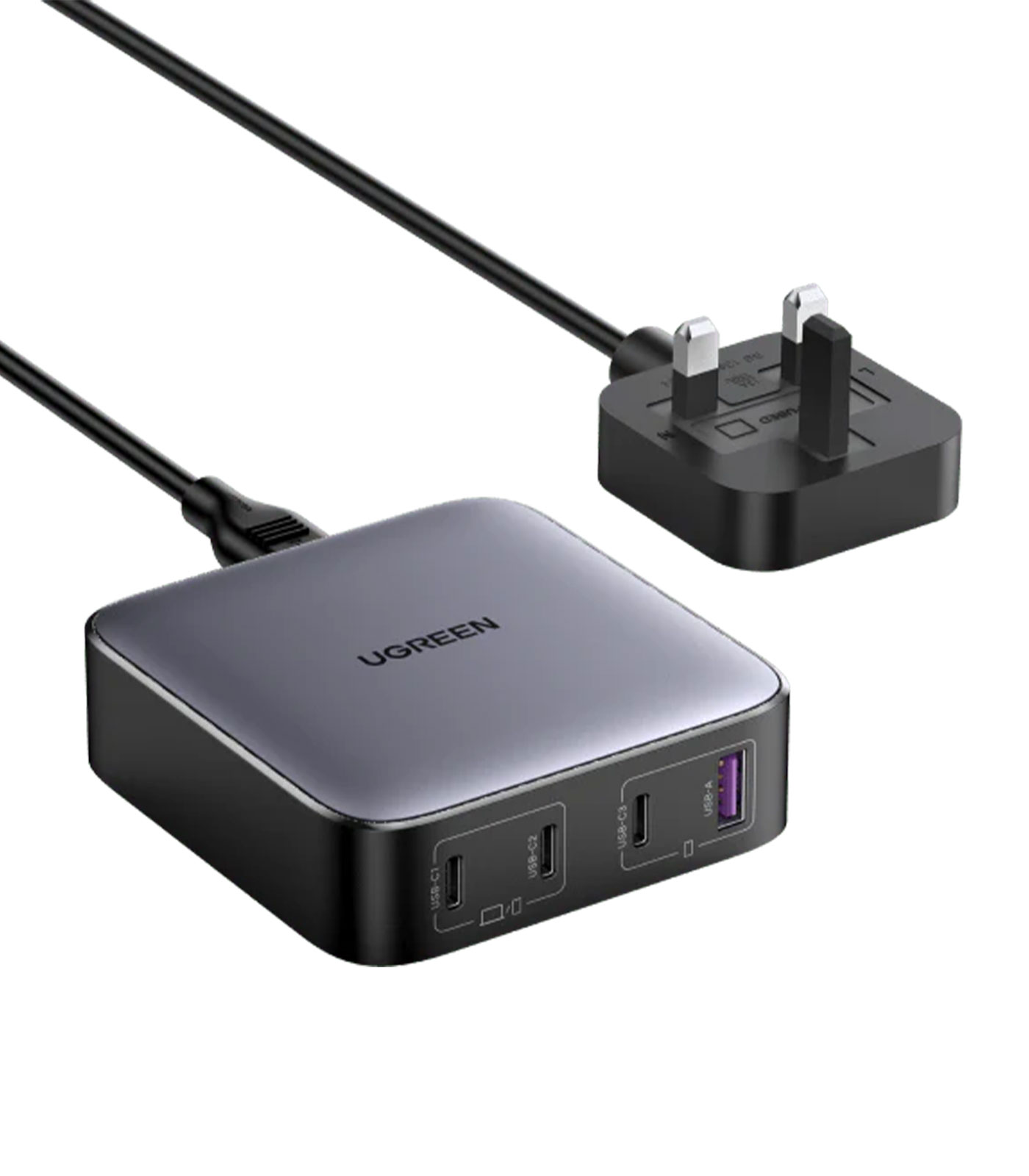 UGREEN Nexode 100W USB-A + 3xUSB-C GaN Desktop Charger UK