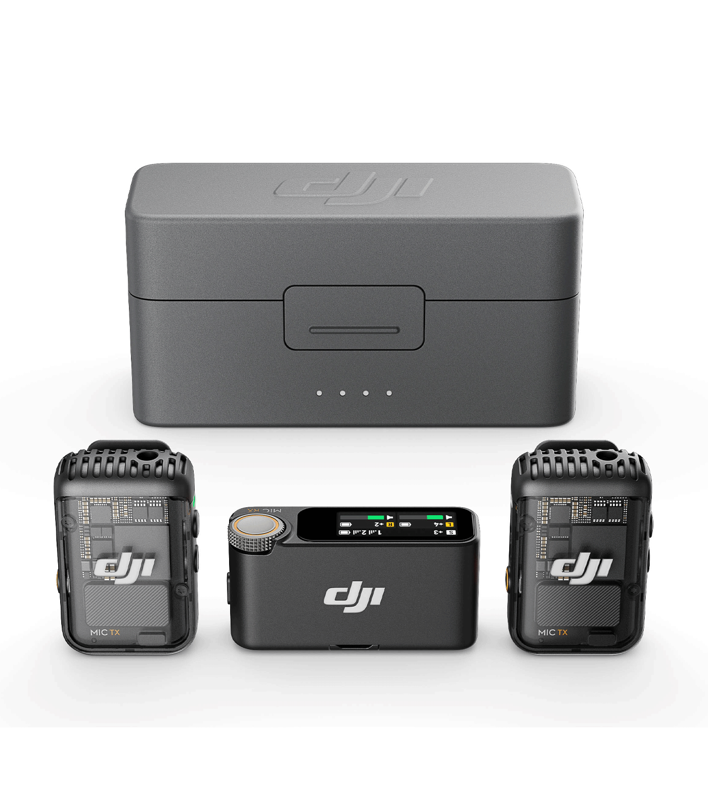 DJI Mic 2 2-Person Compact Digital Wireless Microphone System/Recorder for Camera & Smartphone