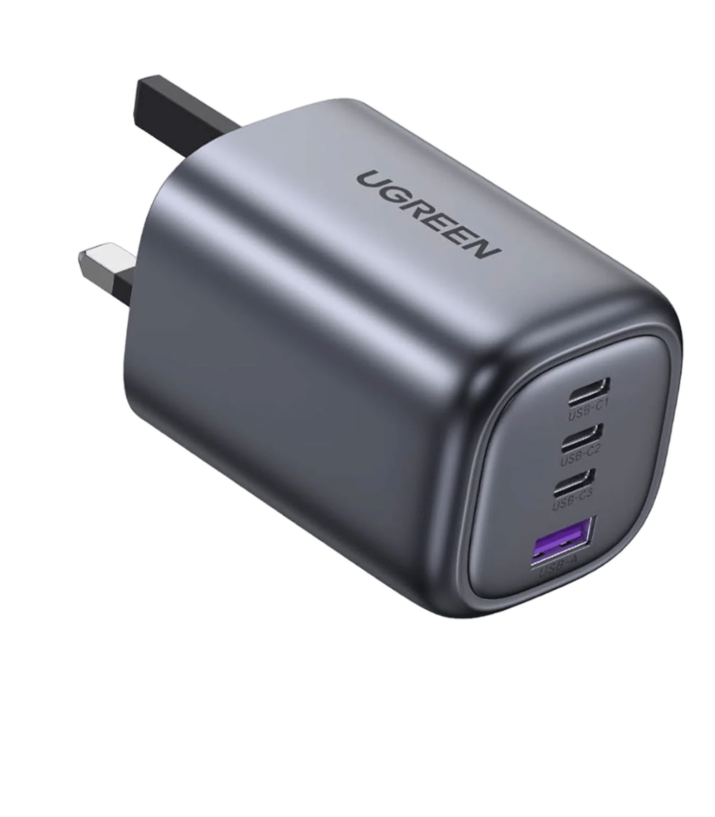 UGREEN PD 100W GANA 3 USB C1xUSB-A Output 100W Max in C1 or C2 UK Plug