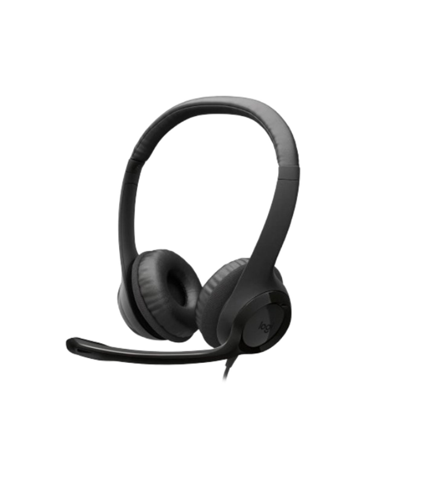 Logitech H390 USB Headset with Noise-Canceling Mic – Black