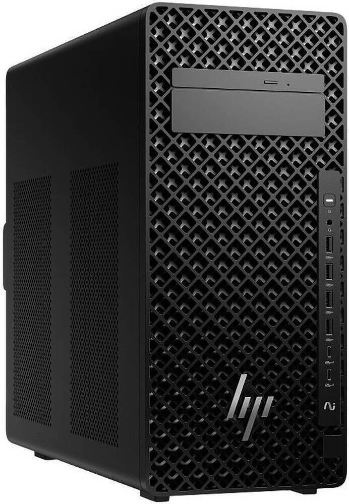 HP Z2 Tower G1i Workstation Desktop Computer, Intel Core Ultra 7 Processor 265K, 64GB RAM, 2TB SSD, Intel Graphics, No OS, Black | Z2-G1i